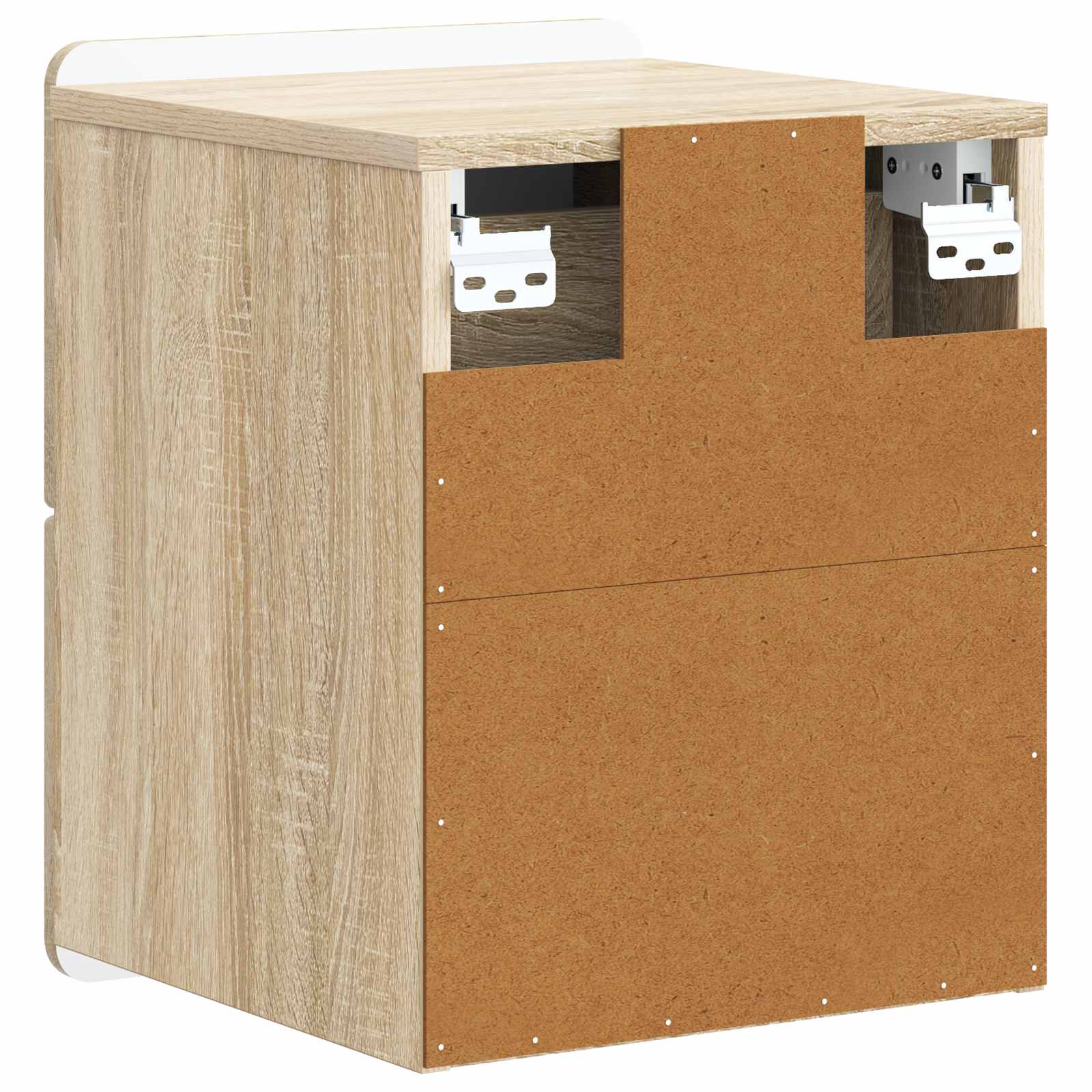 Nástěnný Noční Stolek 2 Pcs Dub Sonoma 33 X 34,5 X 43 Cm