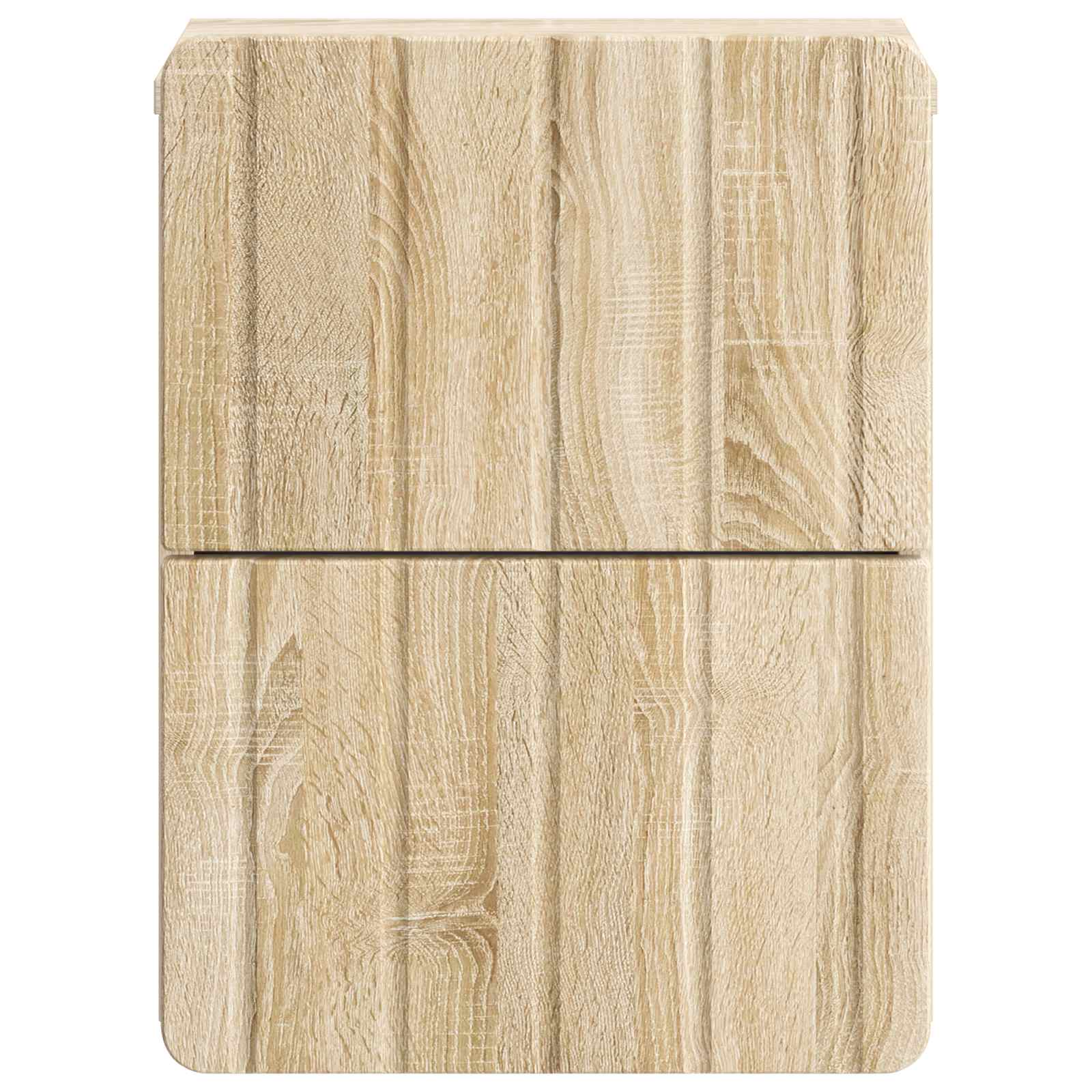 Nástěnný Noční Stolek 2 Pcs Dub Sonoma 33 X 34,5 X 43 Cm