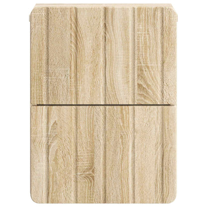 Nástěnný Noční Stolek 2 Pcs Dub Sonoma 33 X 34,5 X 43 Cm
