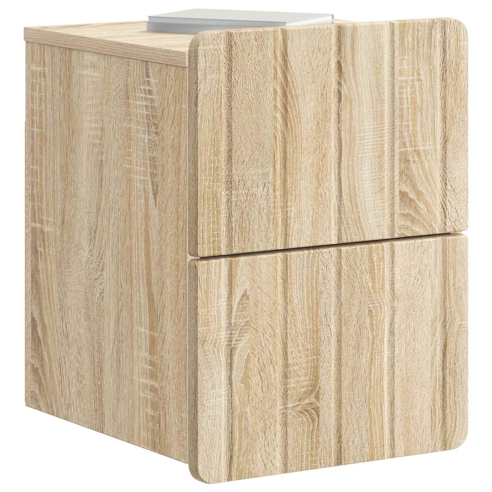 Nástěnný Noční Stolek 2 Pcs Dub Sonoma 33 X 34,5 X 43 Cm