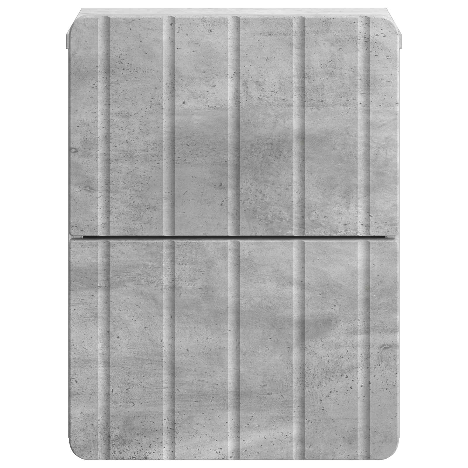 Nástěnný Noční Stolek 2 Pcs Betonově Šedá 33 X 34,5 X 43 Cm