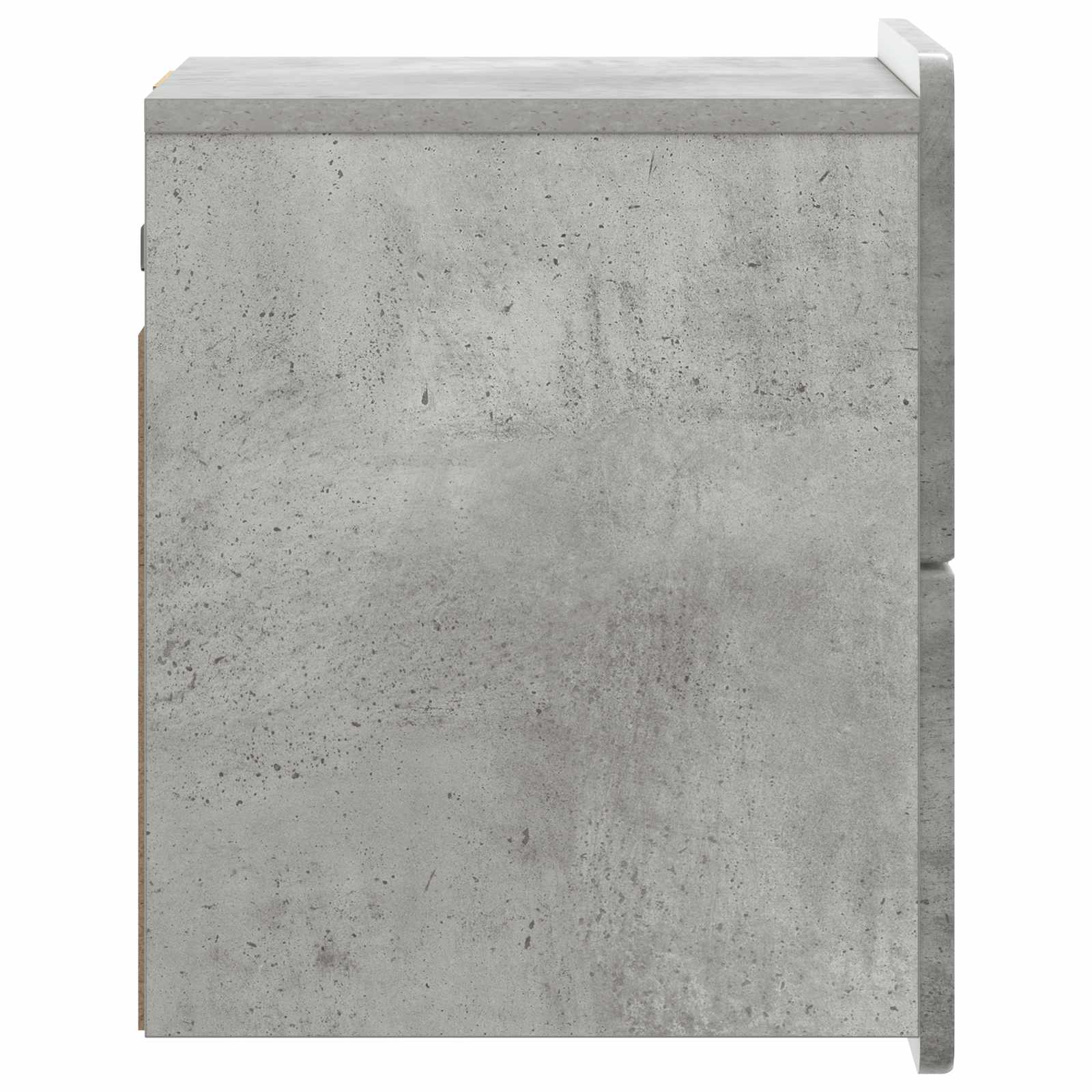 Nástěnný Noční Stolek 2 Pcs Betonově Šedá 33 X 34,5 X 43 Cm