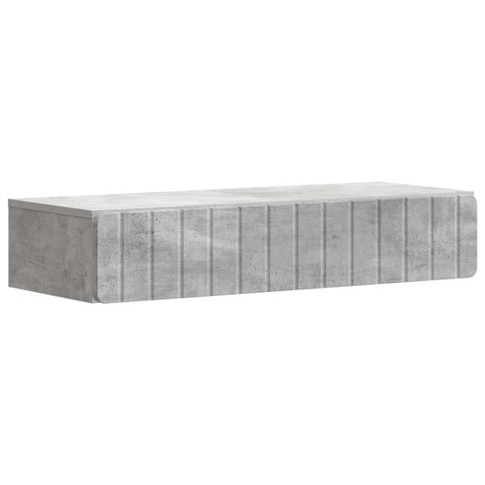 Nástěnný Boční Stůl Betonově Šedá 87,5 X 34,5 X 17 Cm