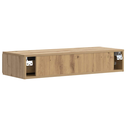 Nástěnný Boční Stůl 87,5 X 34,5 X 17 Cm Kompozitní Dřevo