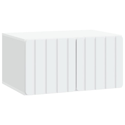 Nástěnná Tv Skříň 59,5 X 41 X 30 Cm Bílá Kompozitní Dřevo