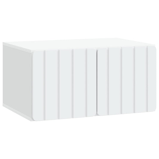 Nástěnná Tv Skříň 59,5 X 41 X 30 Cm Bílá Kompozitní Dřevo