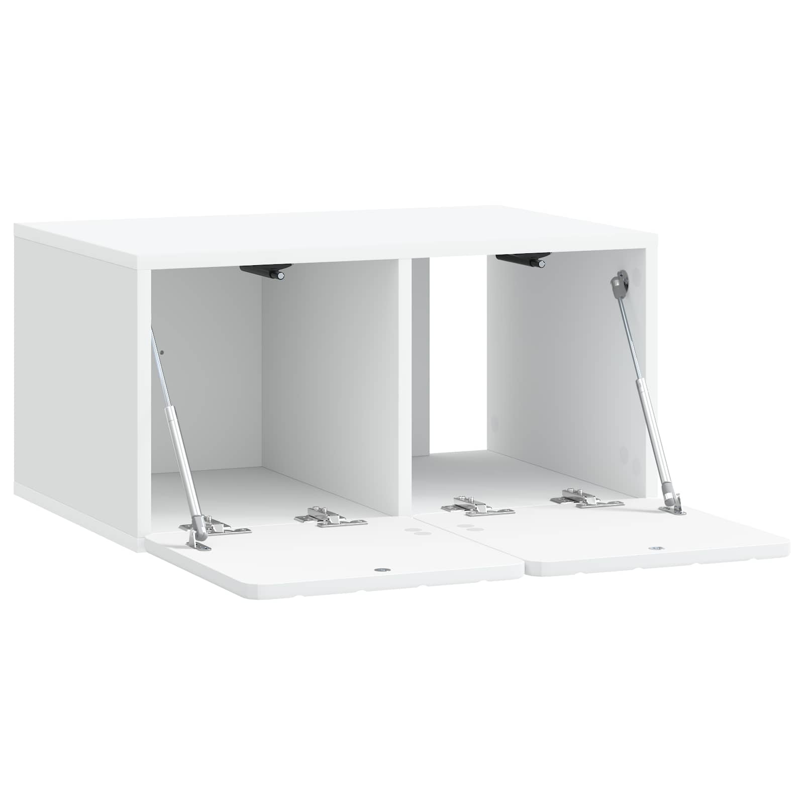 Nástěnná Tv Skříň 59,5 X 41 X 30 Cm Bílá Kompozitní Dřevo