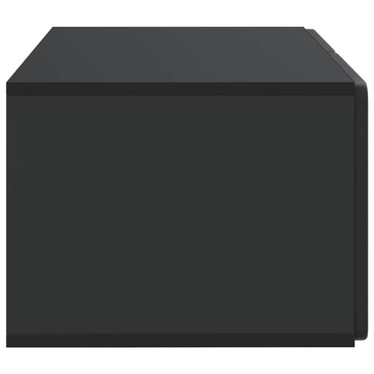 Nástěnná Tv Skříň 59,5 X 41 X 30 Cm Černá Kompozitní Dřevo