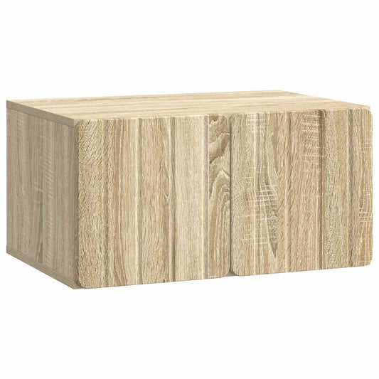 Nástěnná Tv Skříň 59,5 X 41 X 30 Cm Dub Sonoma Kompozitní Dřevo