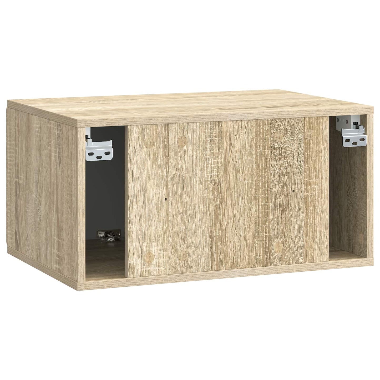 Nástěnná Tv Skříň 59,5 X 41 X 30 Cm Dub Sonoma Kompozitní Dřevo