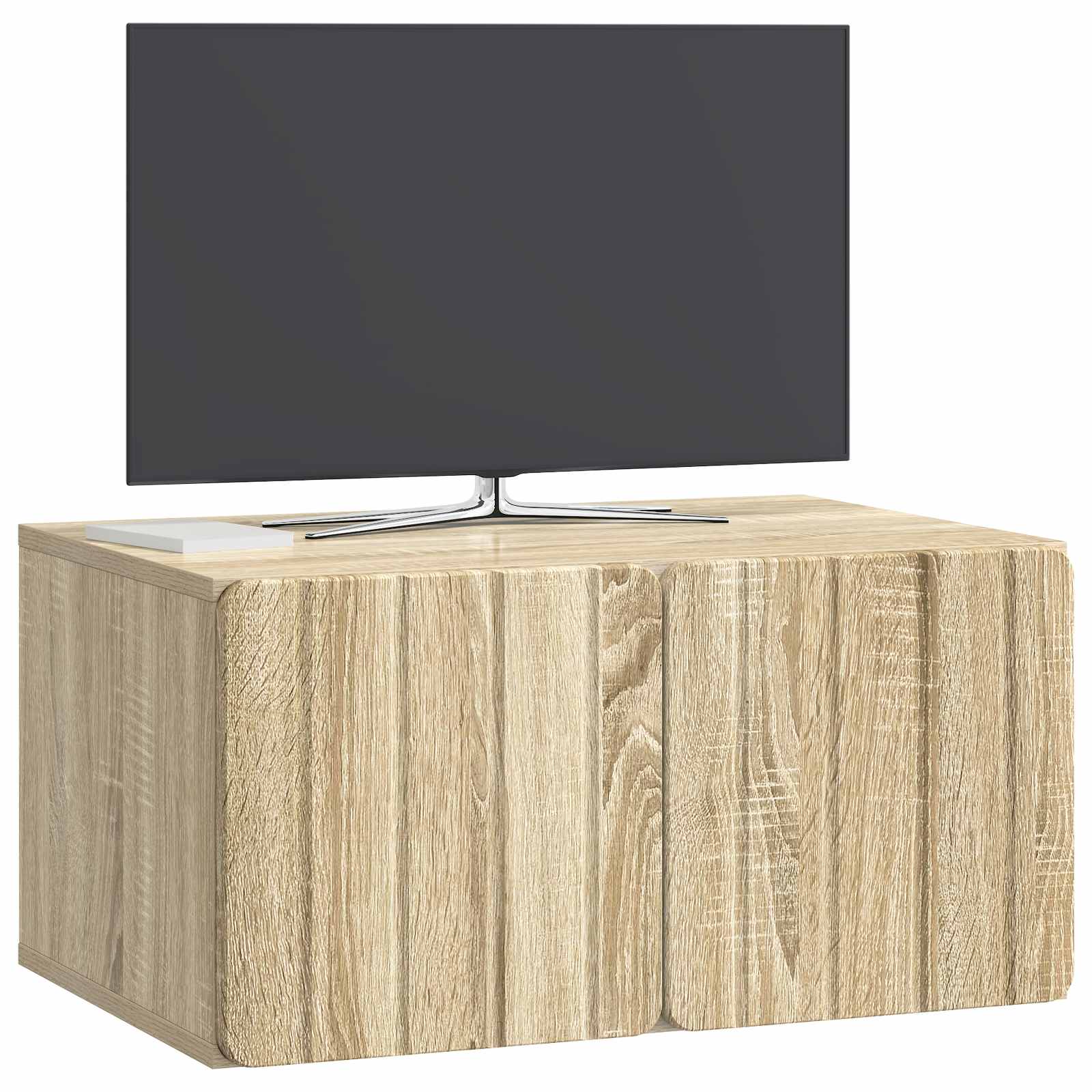 Nástěnná Tv Skříň 59,5 X 41 X 30 Cm Dub Sonoma Kompozitní Dřevo