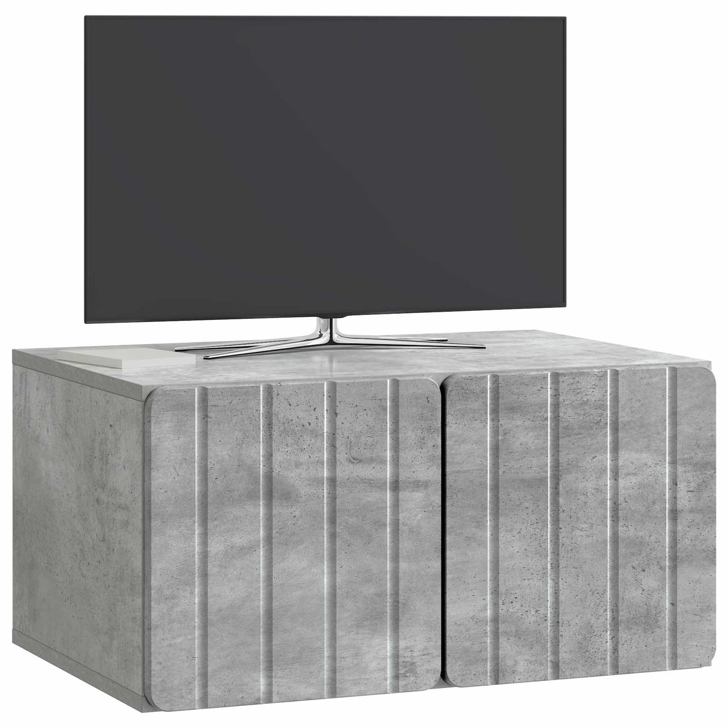 Nástěnná Tv Skříň 59,5 X 41 X 30 Cm Betonově Šedá