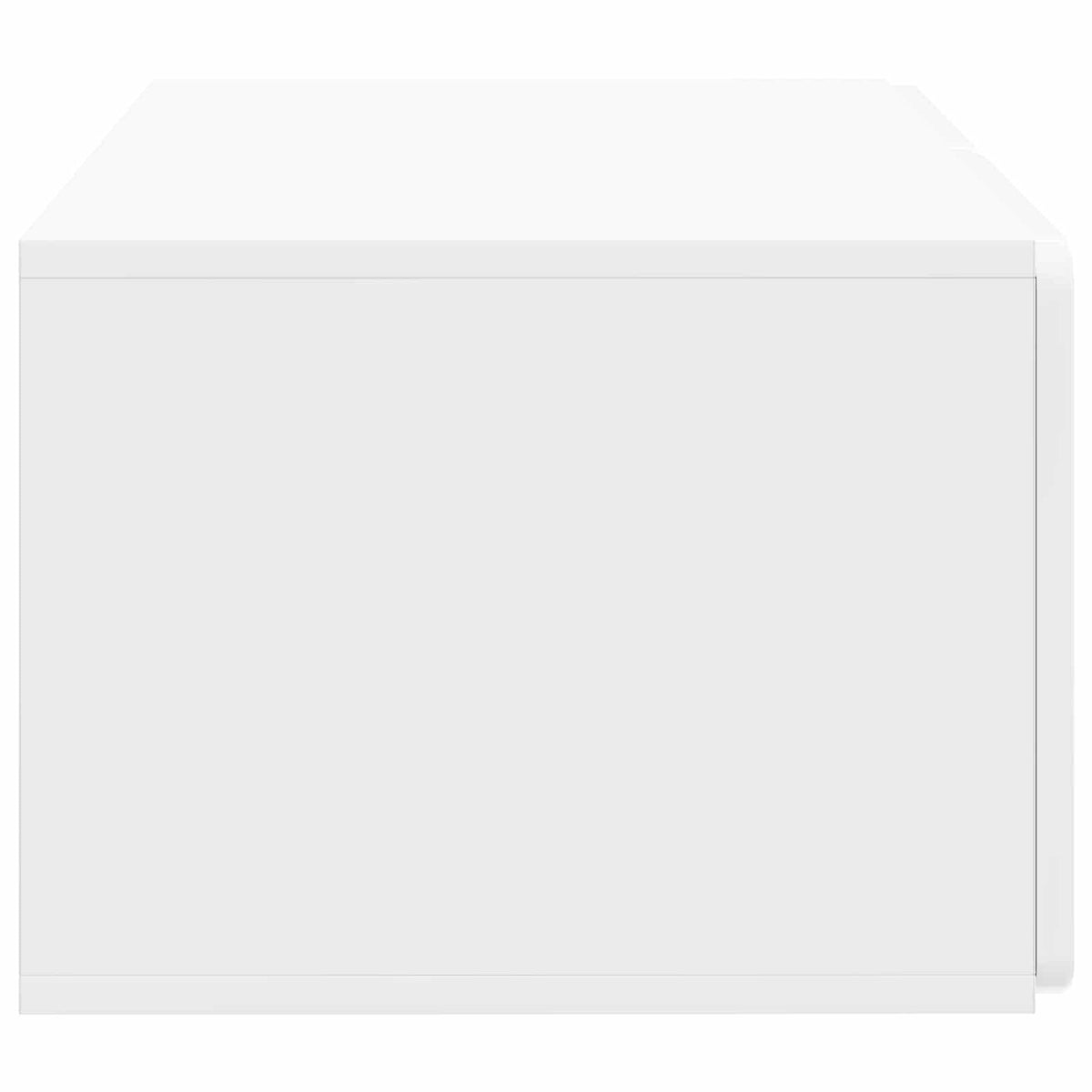 Nástěnná Tv Skříň 59,5 X 41 X 30 Cm Bílá S Vysokým Leskem