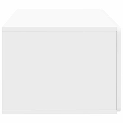 Nástěnná Tv Skříň 59,5 X 41 X 30 Cm Bílá S Vysokým Leskem