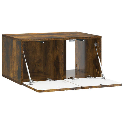 Nástěnná Tv Skříň 59,5 X 41 X 30 Cm Kouřový Dub