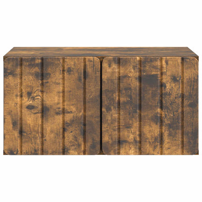 Nástěnná Tv Skříň 59,5 X 41 X 30 Cm Kouřový Dub