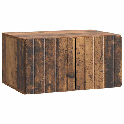 Nástěnná Tv Skříň 59,5 X 41 X 30 Cm Staré Dřevo