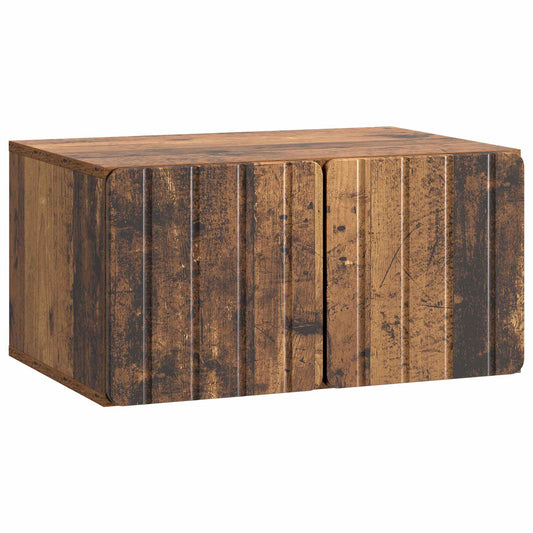 Nástěnná Tv Skříň 59,5 X 41 X 30 Cm Staré Dřevo