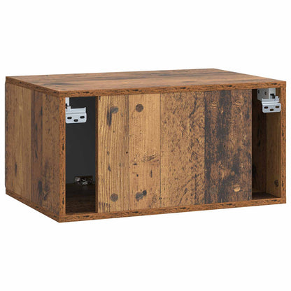 Nástěnná Tv Skříň 59,5 X 41 X 30 Cm Staré Dřevo