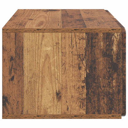 Nástěnná Tv Skříň 59,5 X 41 X 30 Cm Staré Dřevo