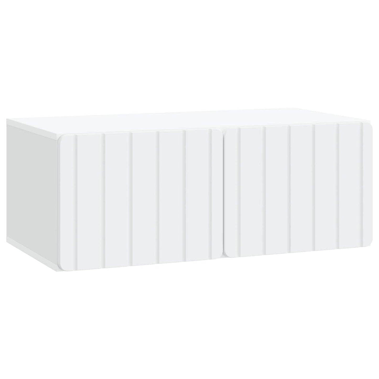 Nástěnná Tv Skříň 78,5 X 41 X 30 Cm Bílá Kompozitní Dřevo