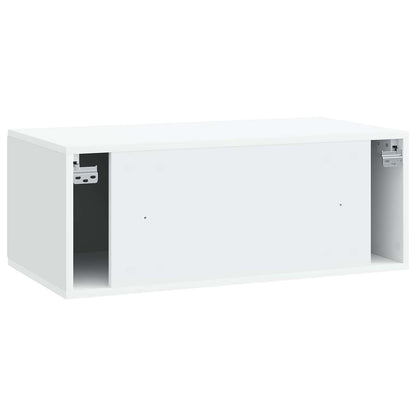 Nástěnná Tv Skříň 78,5 X 41 X 30 Cm Bílá Kompozitní Dřevo