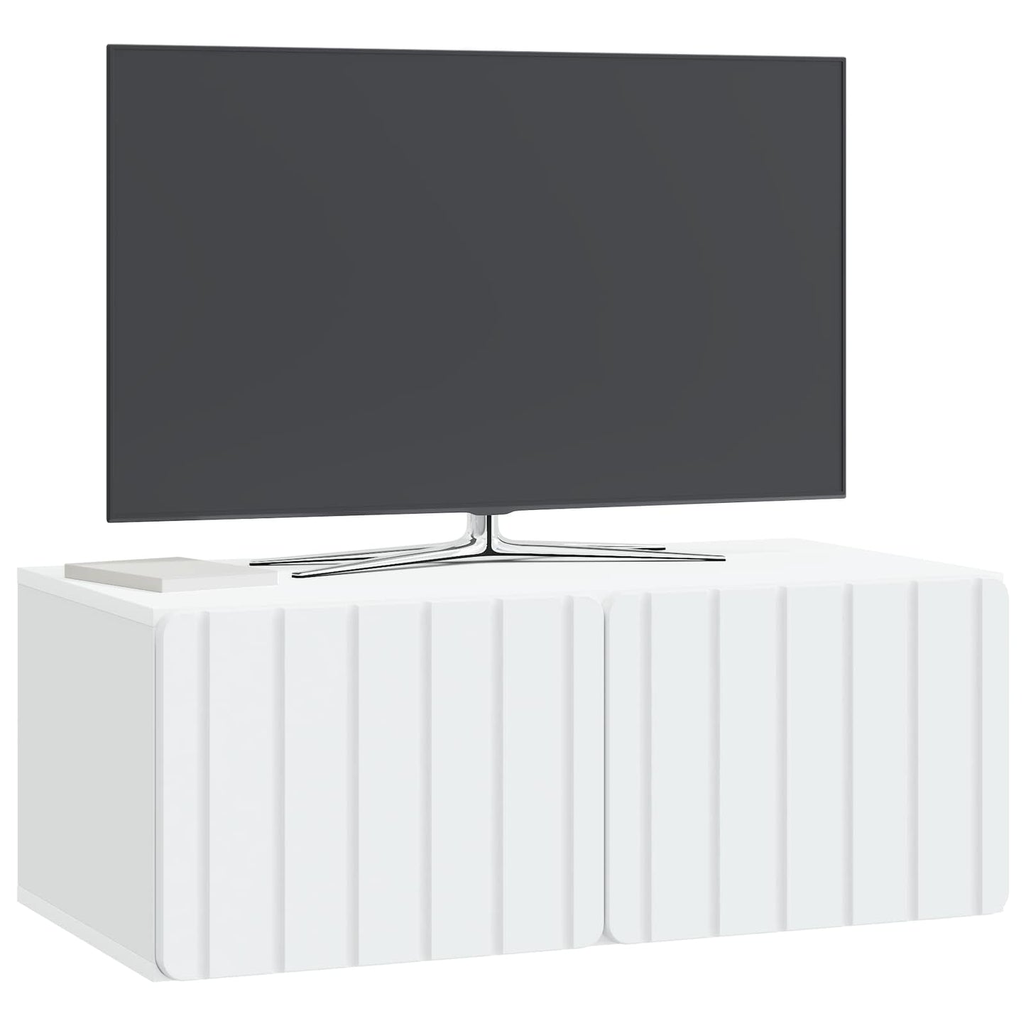 Nástěnná Tv Skříň 78,5 X 41 X 30 Cm Bílá Kompozitní Dřevo