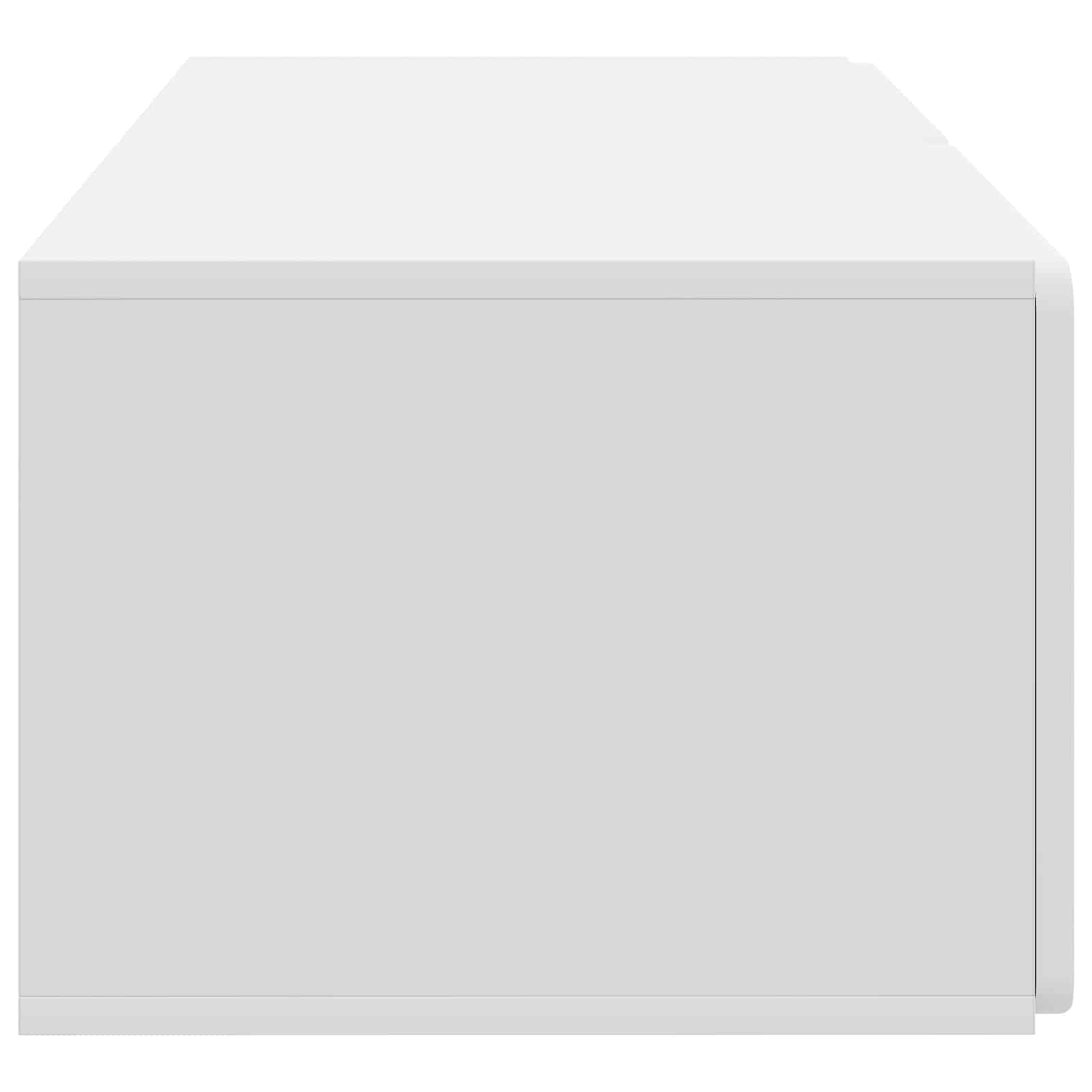 Nástěnná Tv Skříň 78,5 X 41 X 30 Cm Bílá Kompozitní Dřevo
