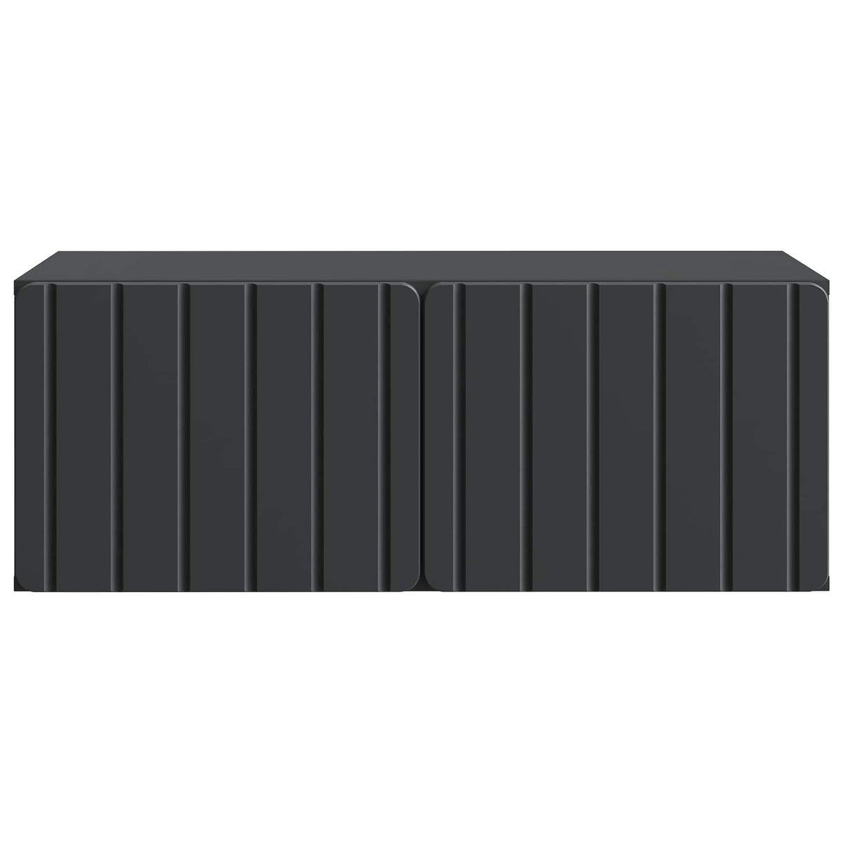Nástěnná Tv Skříň 78,5 X 41 X 30 Cm Černá Kompozitní Dřevo