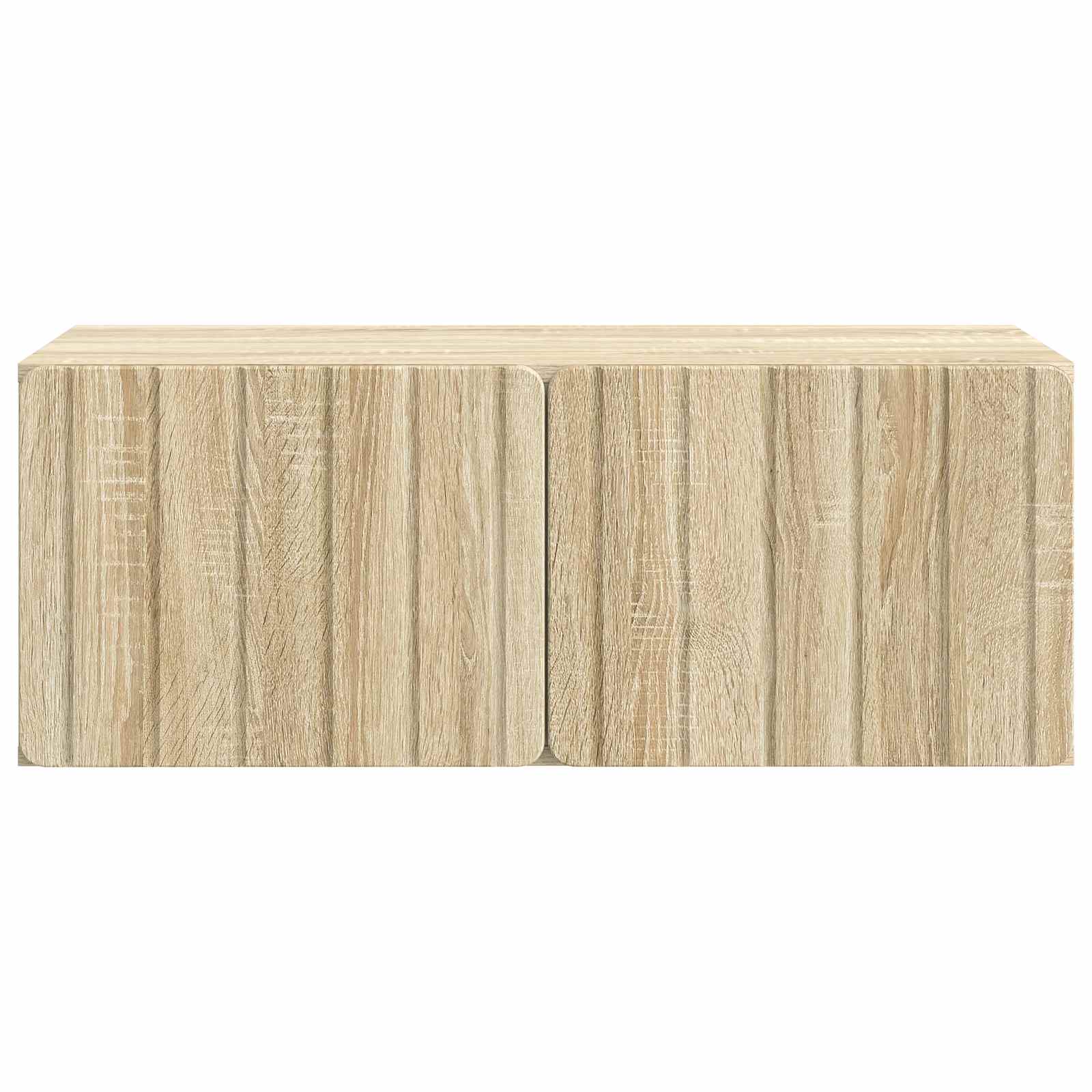 Nástěnná Tv Skříň 78,5 X 41 X 30 Cm Dub Sonoma Kompozitní Dřevo