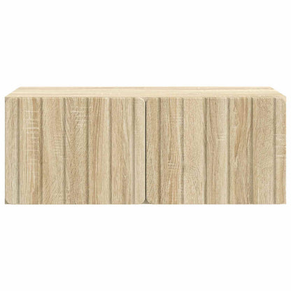 Nástěnná Tv Skříň 78,5 X 41 X 30 Cm Dub Sonoma Kompozitní Dřevo