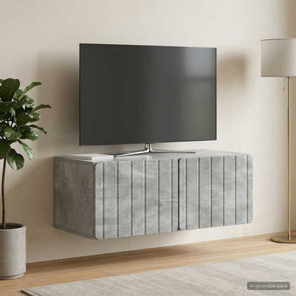 Nástěnná Tv Skříň 78,5 X 41 X 30 Cm Betonově Šedá