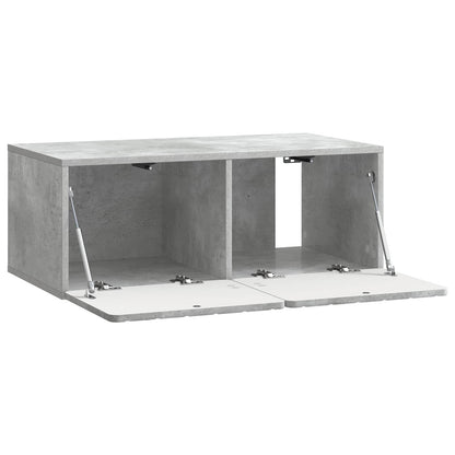 Nástěnná Tv Skříň 78,5 X 41 X 30 Cm Betonově Šedá