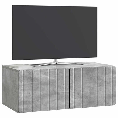 Nástěnná Tv Skříň 78,5 X 41 X 30 Cm Betonově Šedá