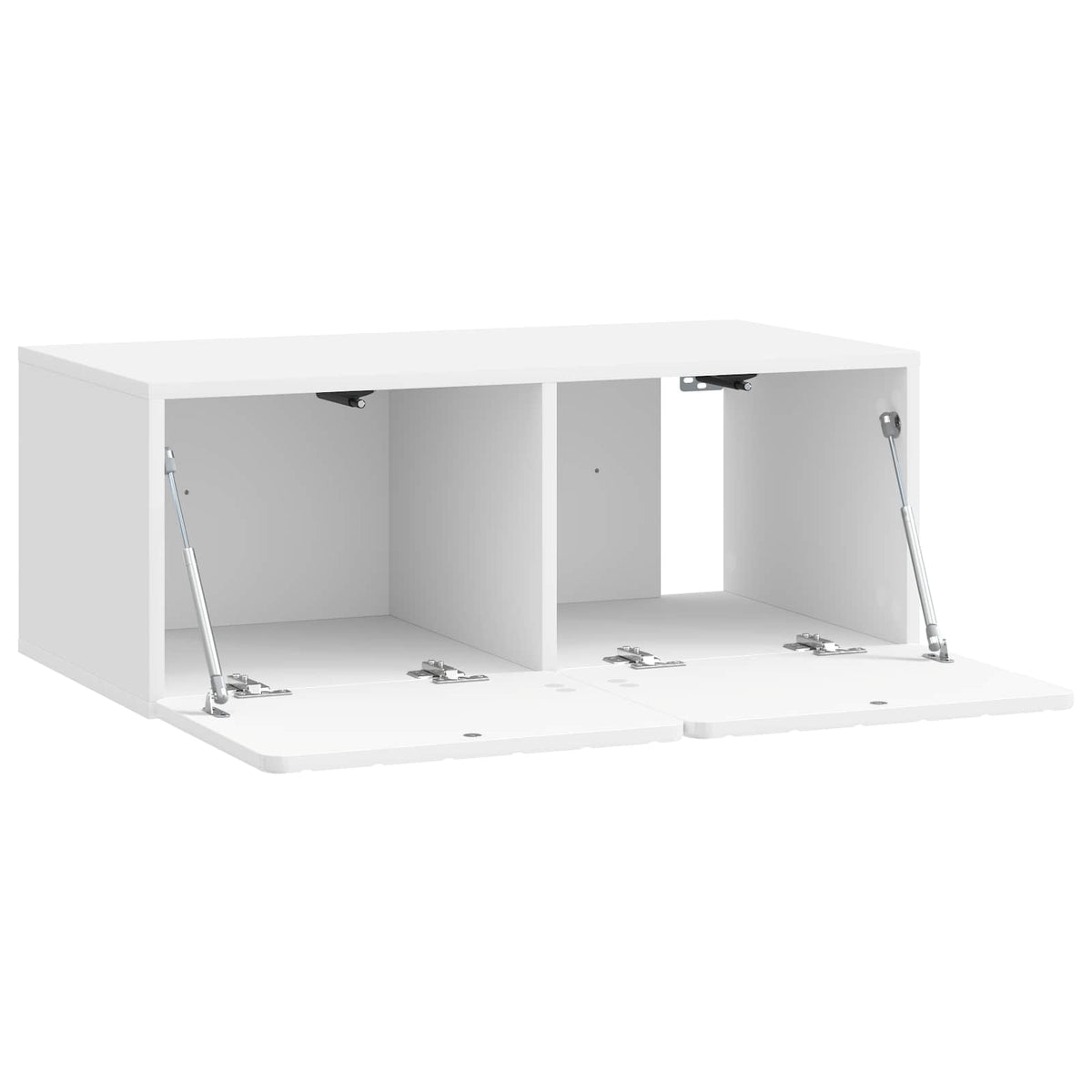 Nástěnná Tv Skříň 78,5 X 41 X 30 Cm Bílá S Vysokým Leskem