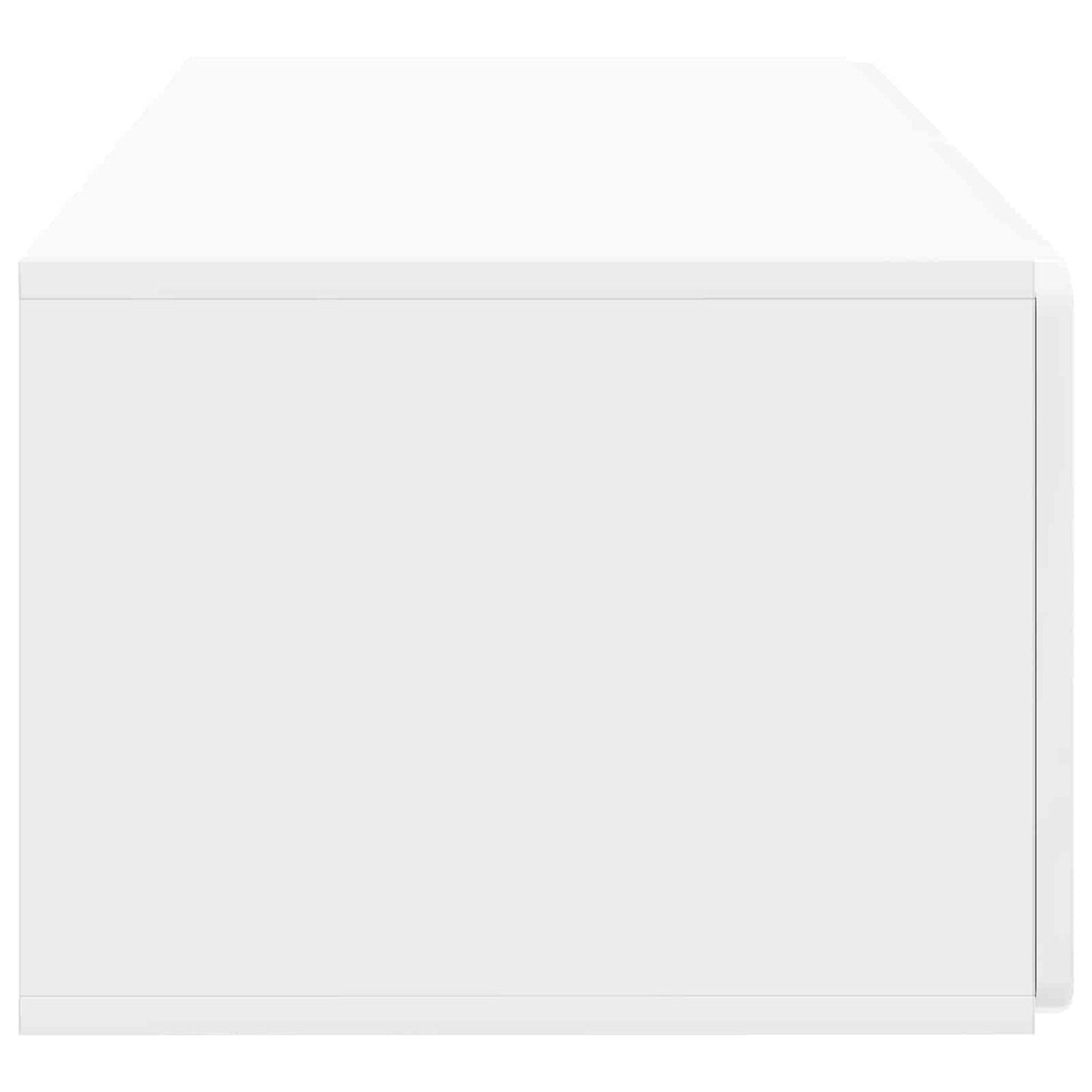 Nástěnná Tv Skříň 78,5 X 41 X 30 Cm Bílá S Vysokým Leskem