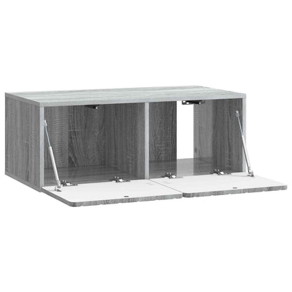 Nástěnná Tv Skříň 78,5 X 41 X 30 Cm Šedý Sonoma