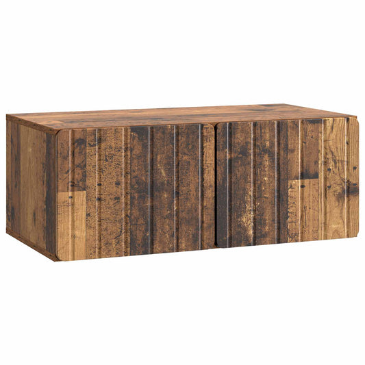 Nástěnná Tv Skříň 78,5 X 41 X 30 Cm Staré Dřevo