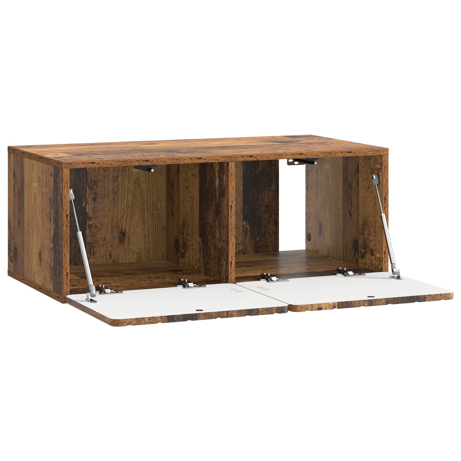 Nástěnná Tv Skříň 78,5 X 41 X 30 Cm Staré Dřevo