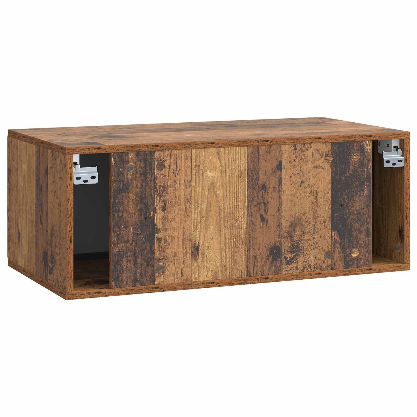 Nástěnná Tv Skříň 78,5 X 41 X 30 Cm Staré Dřevo
