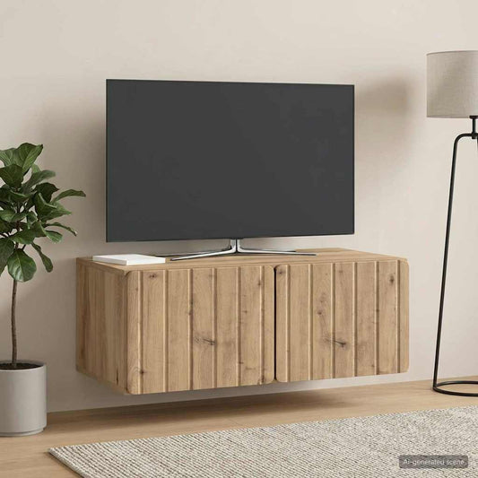 Nástěnná Tv Skříň 78,5 X 41 X 30 Cm Dub Artisan