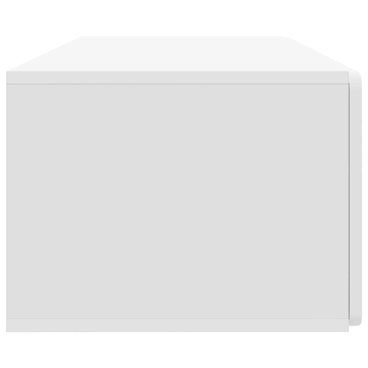 Nástěnná Tv Skříň 98 X 41 X 30 Cm Bílá Kompozitní Dřevo