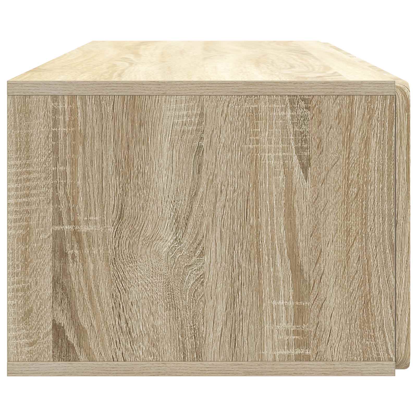 Nástěnná Tv Skříň 98 X 41 X 30 Cm Dub Sonoma Kompozitní Dřevo