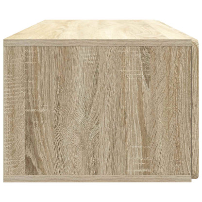 Nástěnná Tv Skříň 98 X 41 X 30 Cm Dub Sonoma Kompozitní Dřevo