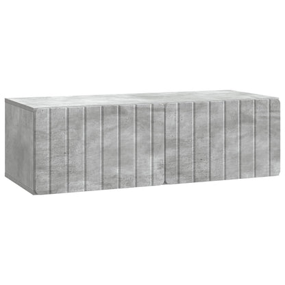 Nástěnná Tv Skříň 98 X 41 X 30 Cm Betonově Šedá