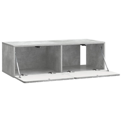 Nástěnná Tv Skříň 98 X 41 X 30 Cm Betonově Šedá
