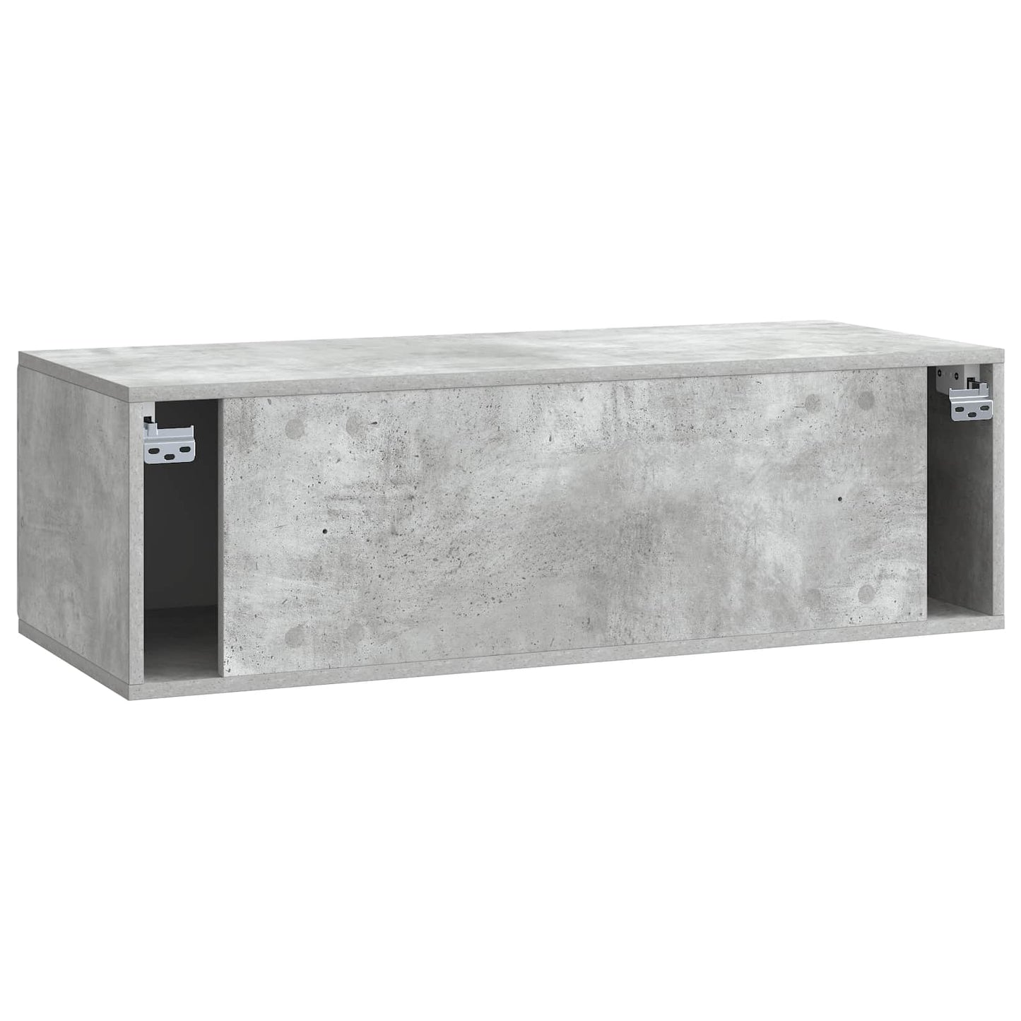 Nástěnná Tv Skříň 98 X 41 X 30 Cm Betonově Šedá