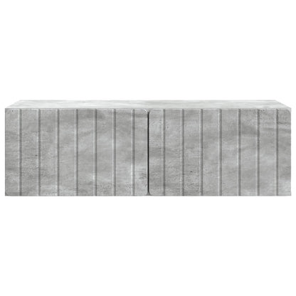 Nástěnná Tv Skříň 98 X 41 X 30 Cm Betonově Šedá