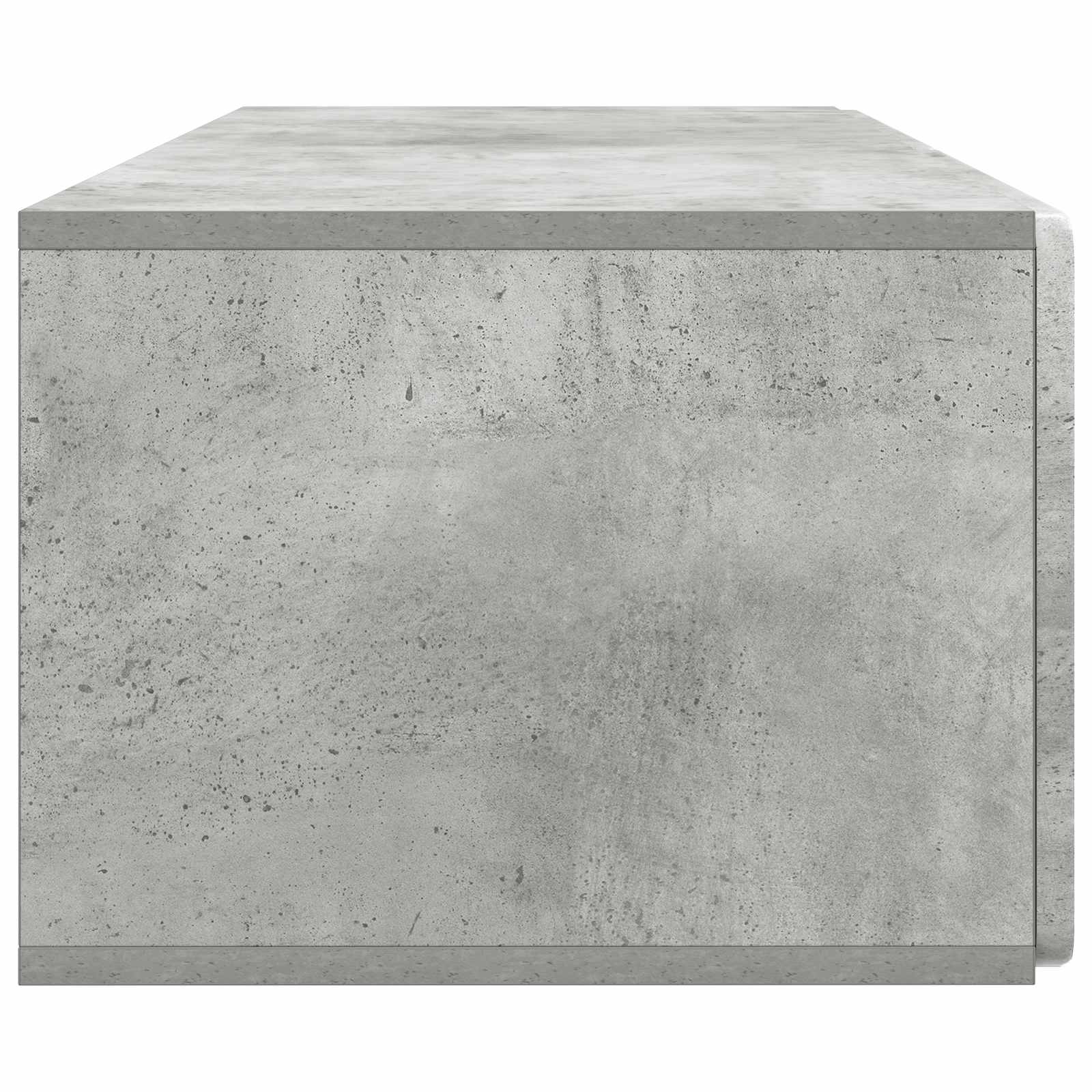 Nástěnná Tv Skříň 98 X 41 X 30 Cm Betonově Šedá