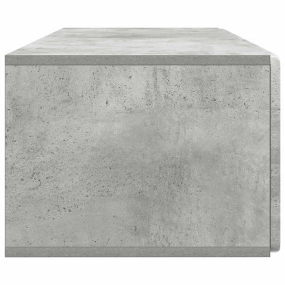 Nástěnná Tv Skříň 98 X 41 X 30 Cm Betonově Šedá